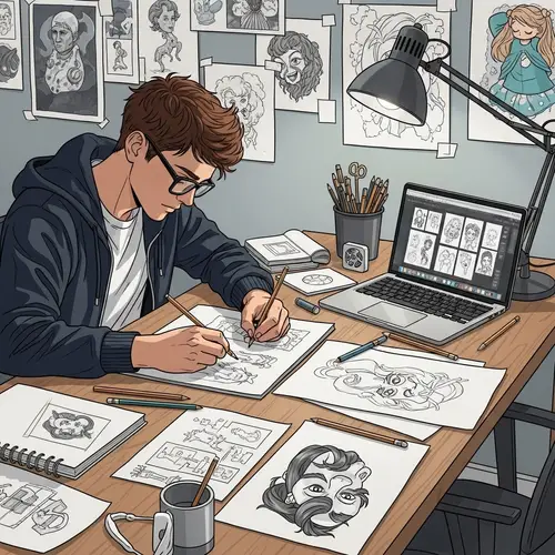 Creative Chaos: Imperfect Graphic Design Student Inspiration