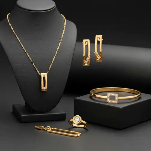 Exquisite Gold Jewelry Collection - Modern Designs