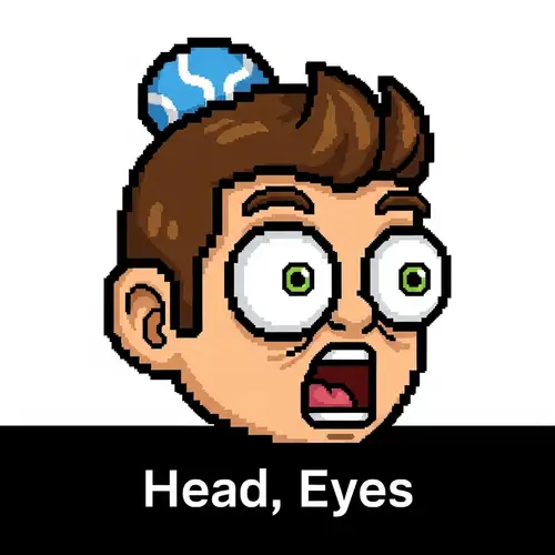 Humorous 'Head, Eyes' Video Game Meme