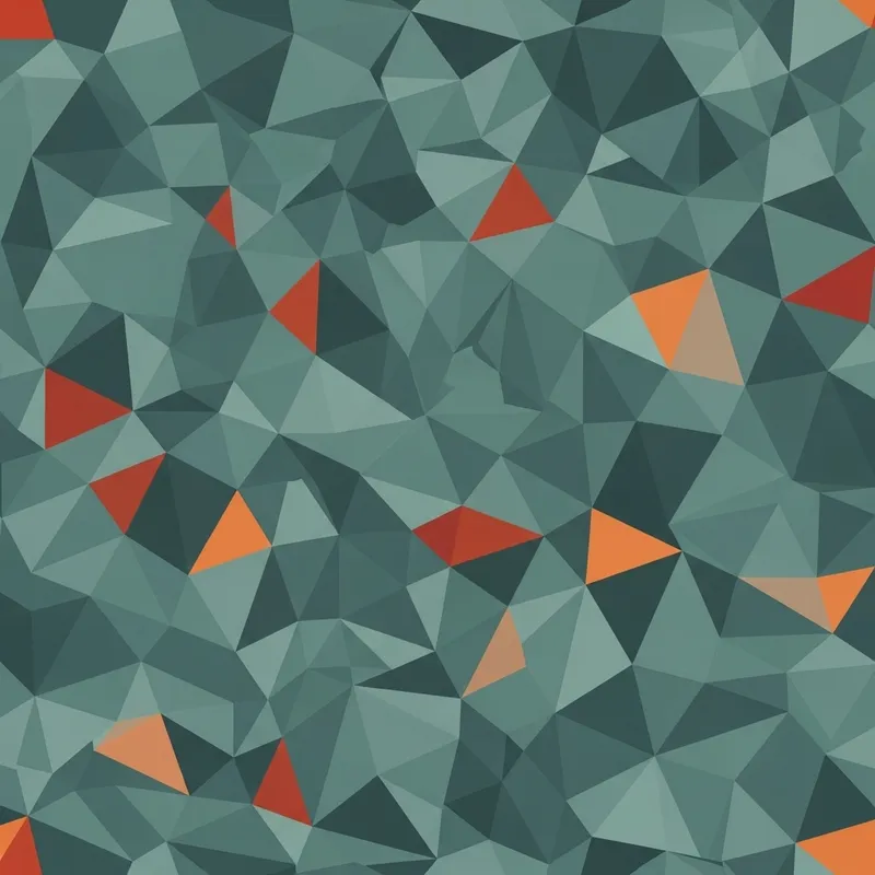 Colorful Tessellated Triangles: Abstract Geometric Design
