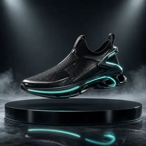 Futuristic Aerodynamic Smart Sneakers - Premium Design