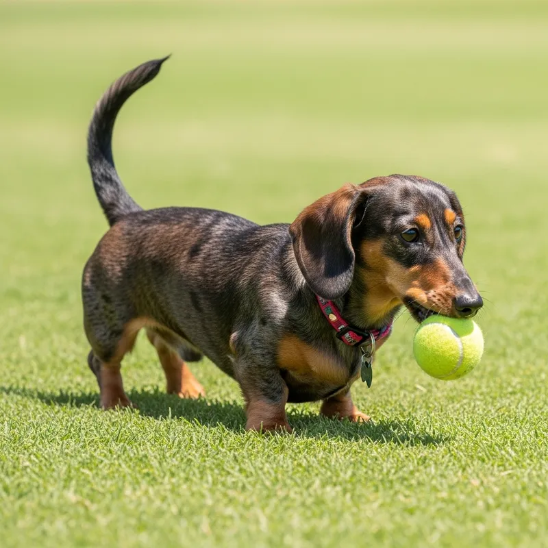 Cute Dachshund: Adorable Sausage Dog in the Park