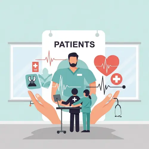 Soothing Hospital Environment | Abstract Patients Concept