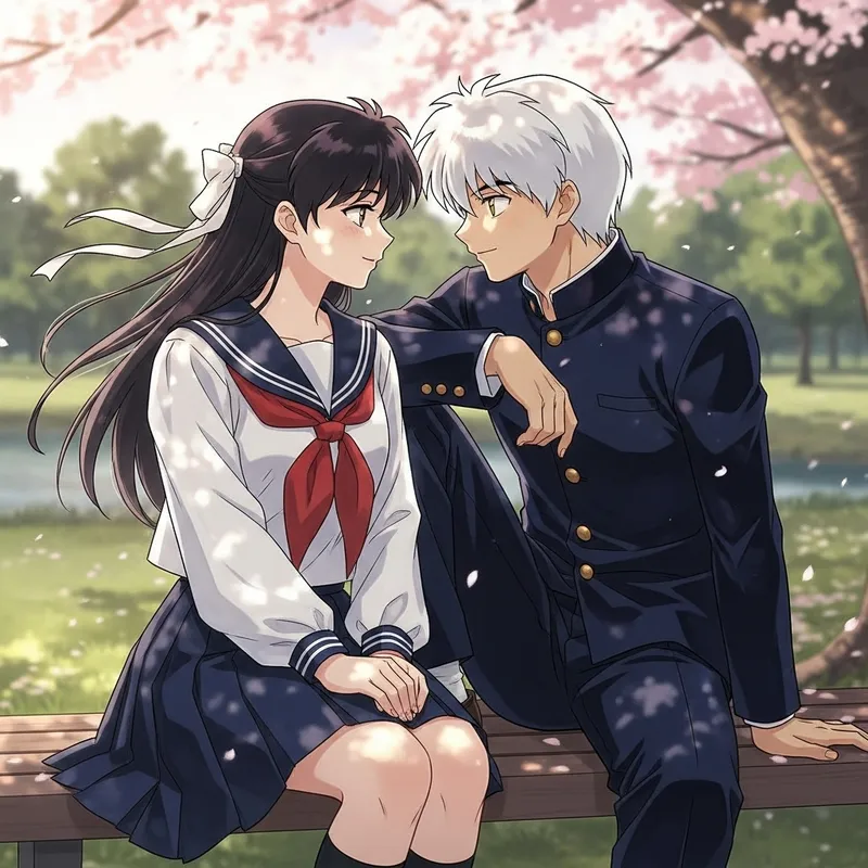 Delicate School Romance: Kikyo and Inuyasha Delicate School Romance: Kikyo and Inuyasha