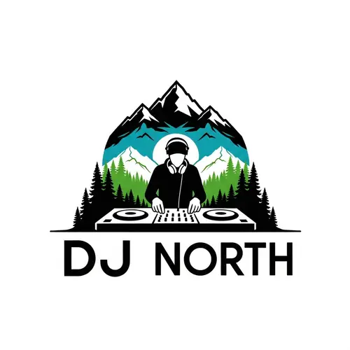 Minimalistic DJ Logo Design for North Wilderness Company | 4K Resolution