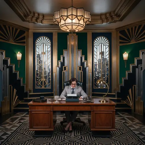 Professional Art Deco Style: Embody Elegance & Focus