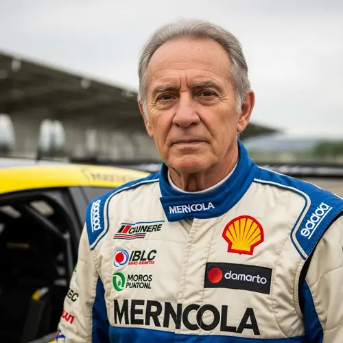 Retired Professional Race Car Driver in Racing Suit | Brazilian Descent