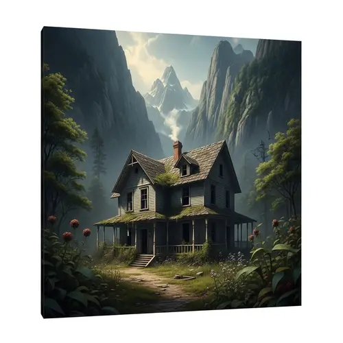 Decrepit Old House in Enigmatic Forest | Haunting Abandoned Mansion