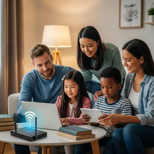 Family Time with High-Speed Internet: Connecting Devices Together