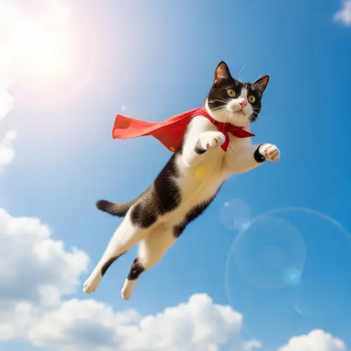 Flying Cat: Amazing Photos of Cats in Flight