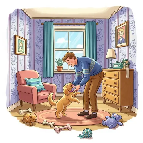 Whimsical First Day with Your New Puppy