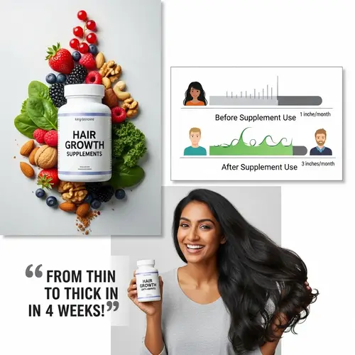Best Hair Growth Supplements: Transform Your Hair in 4 Weeks