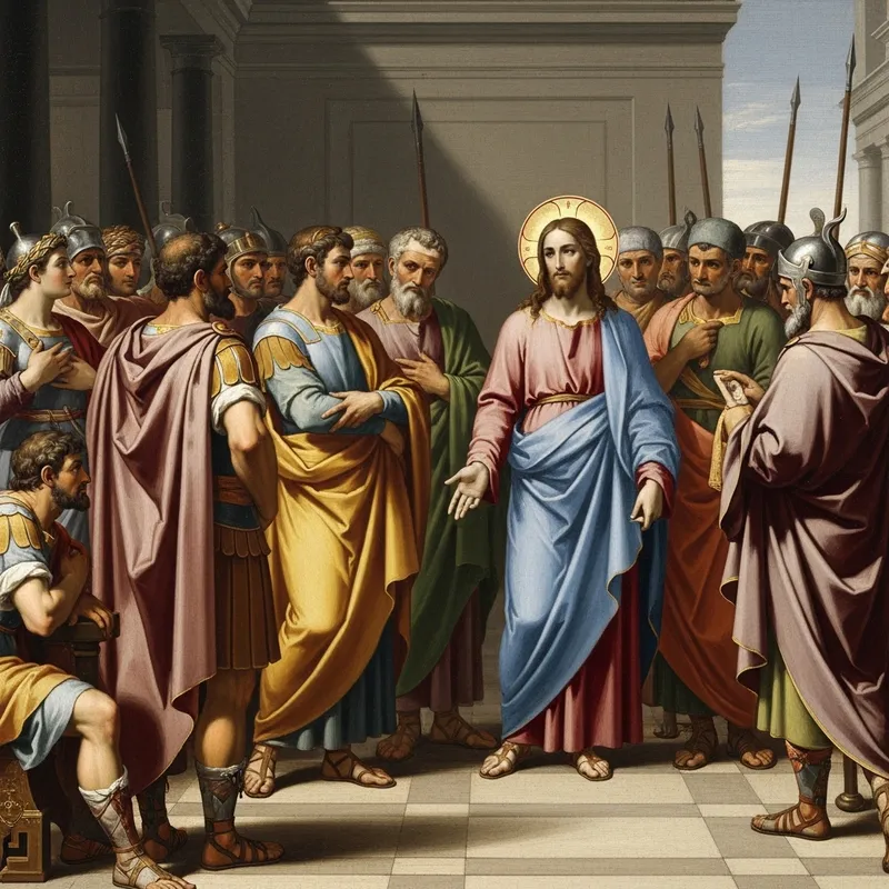 Jesus Sentenced to Death: A Historical Depiction