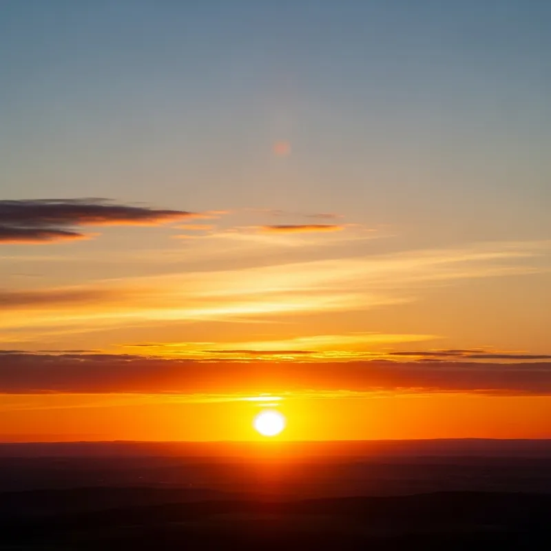 Beautiful Sunset - Mesmerizing Glow in the Sky