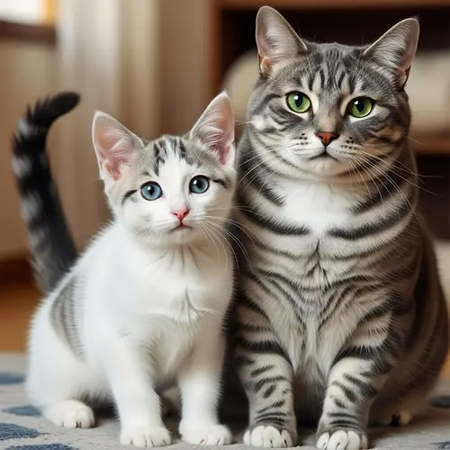 White and Gray Cats: Adorable Feline Companions
