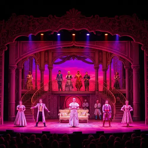 Vibrant Disney-Style Theatrical Scene Photography