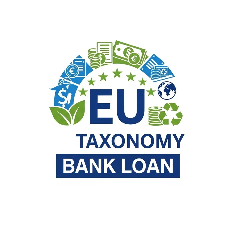 EU Taxonomy Regulation Logo for Green Bank Loans EU Taxonomy Regulation Logo for Green Bank Loans