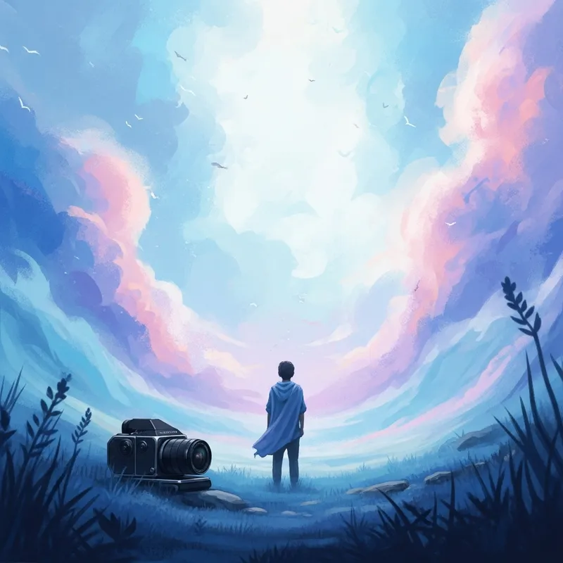 Solitude in Untouched Wilderness - Dreamy Nature Connection Art