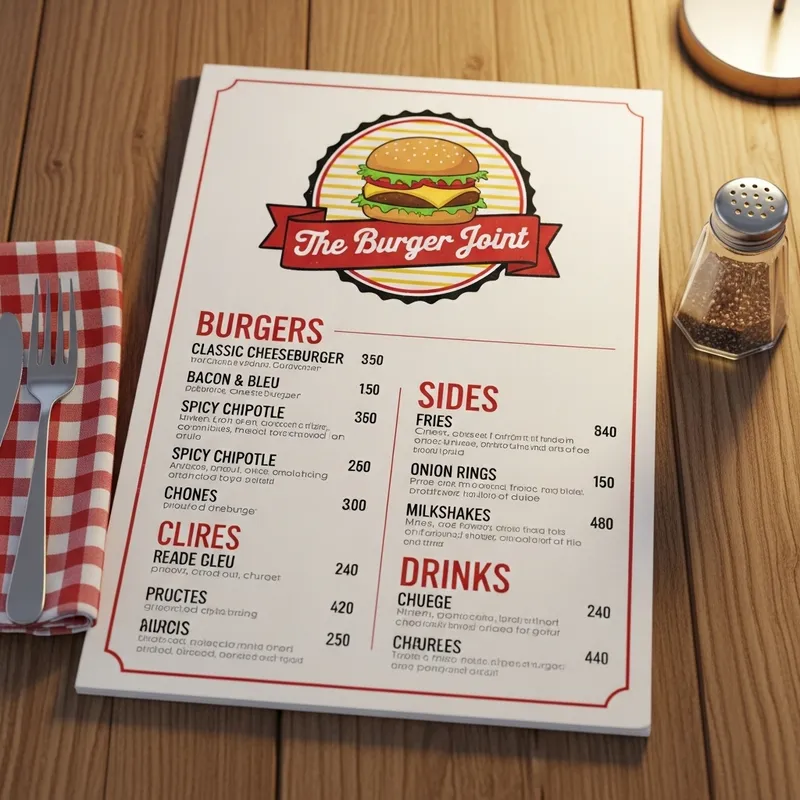 Delicious Burger Menu | Tasty and Fresh Options Delicious Burger Menu | Tasty and Fresh Options