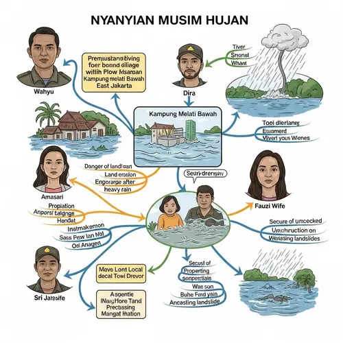 Nyanyian Musim Hujan: Jakarta Flood Village Narrative
