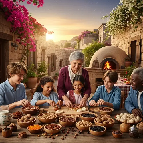 Multicultural Family Gathering at Ancient Village | New Year Celebration