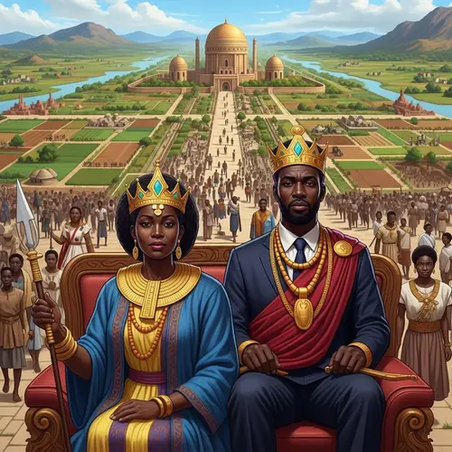 Ancient Black African Dynasty: Royal Authority & Afrofuturism