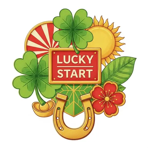 Optimistic Lucky Start Decor: Symbols of Fortune & Beginnings