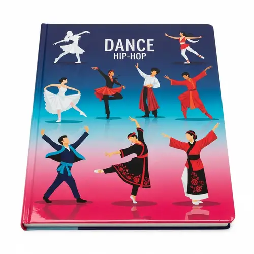 Diverse Cultural Dance Notebook Cover Design