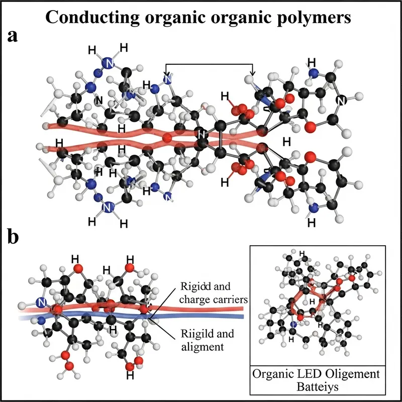 Conducting Organic Polymers Structure & Properties | Illustration