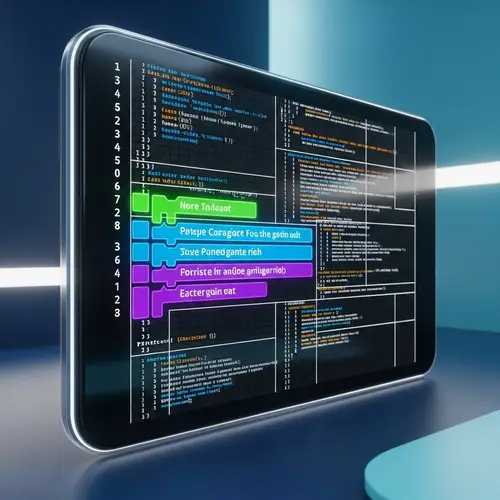 Efficiently Organized Computer Code: Sleek & Modern Design