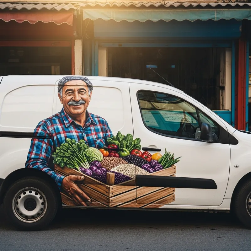 Organic Produce Delivery: Peugeot Partner with Smiling Farmer