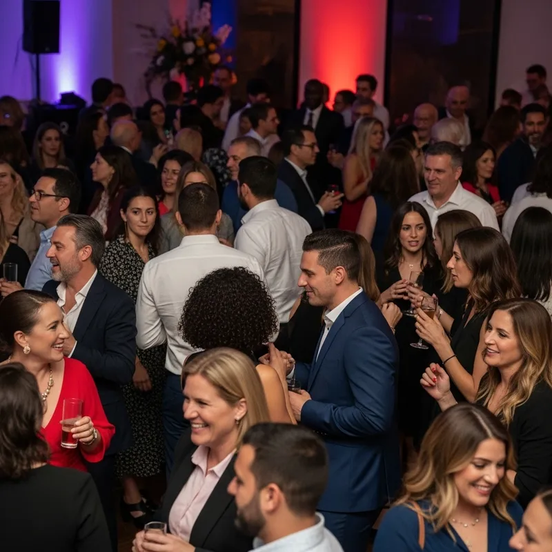 Diverse Adults Enjoying Lively Party - Joyful Celebration