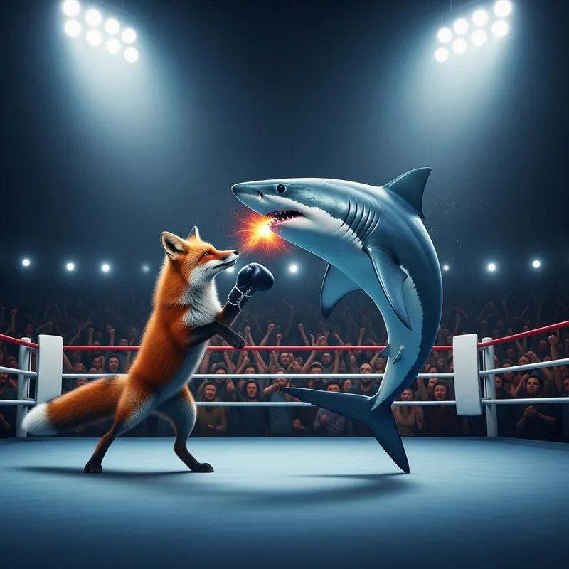 Thrilling Boxing Match: Fox vs Shark Showdown