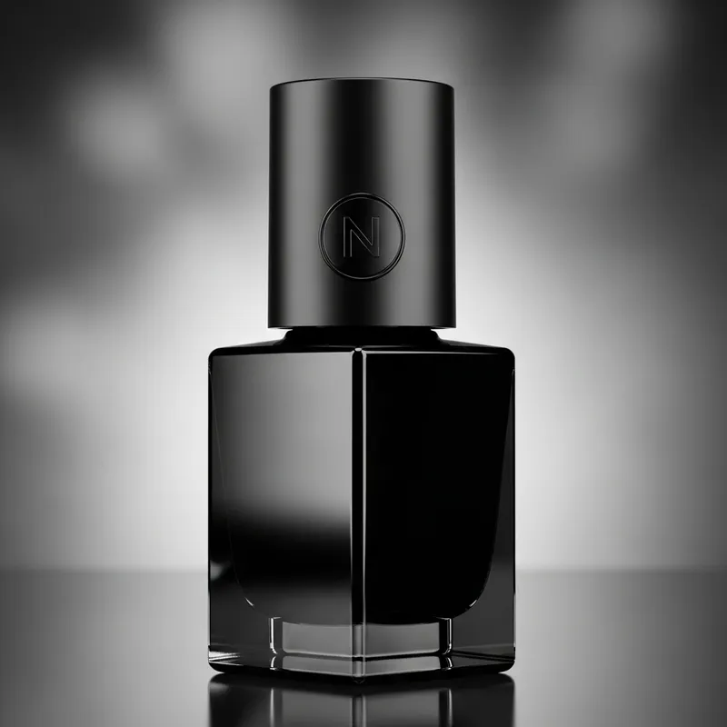 Square Black Nail Polish Bottle - Buy Now