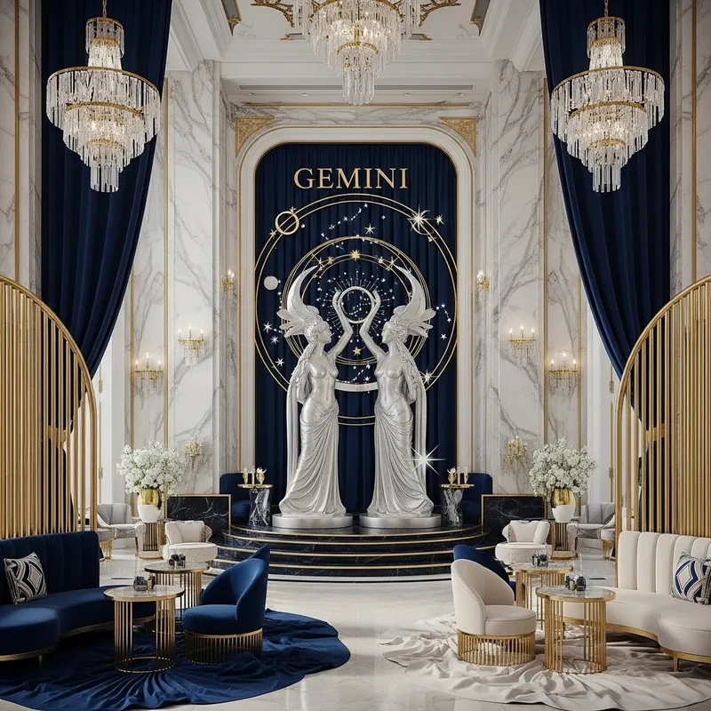 Gemini Luxury Photography: Celestial Elegance