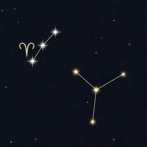 Aries and Virgo Constellations: Night Sky Spectacle