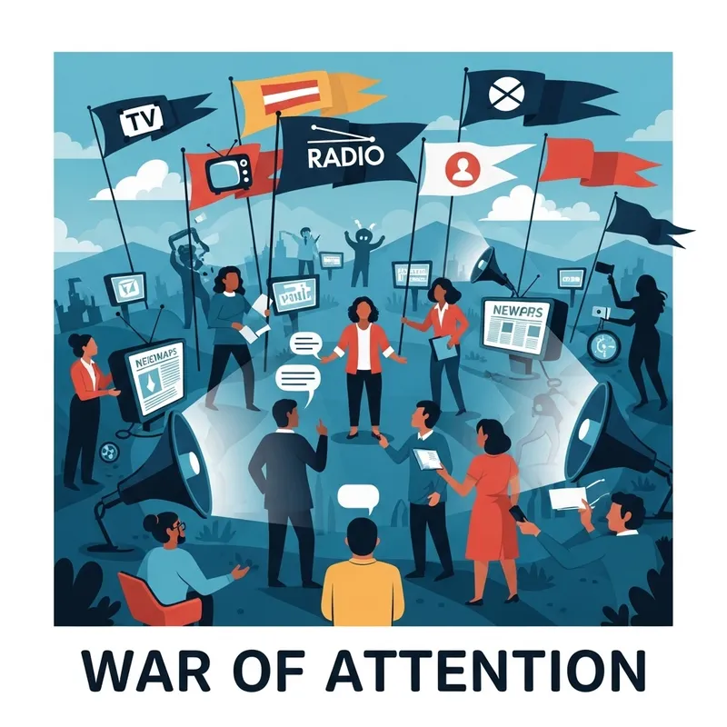 Figyelemháború: Symbolic Media Battlefield with Diverse Individuals Figyelemháború: Symbolic Media Battlefield with Diverse Individuals