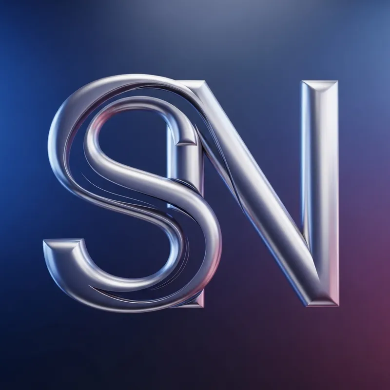 Union of Letters S and N Design Union of Letters S and N Design