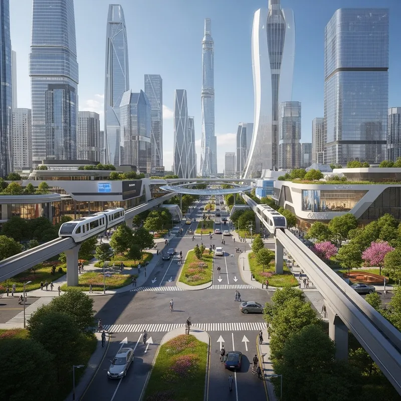 New City Concept Render - Futuristic Urban Paradise New City Concept Render - Futuristic Urban Paradise