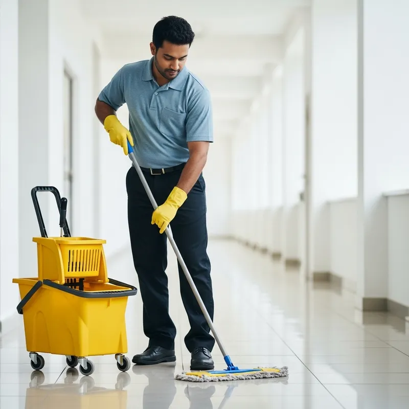 Professional Male Cleaning Technician Services