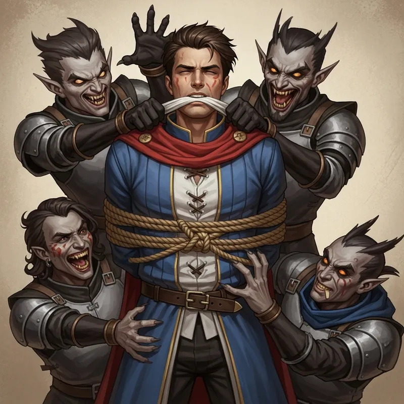 Captured Knight: Struggle Against Malevolent Forces