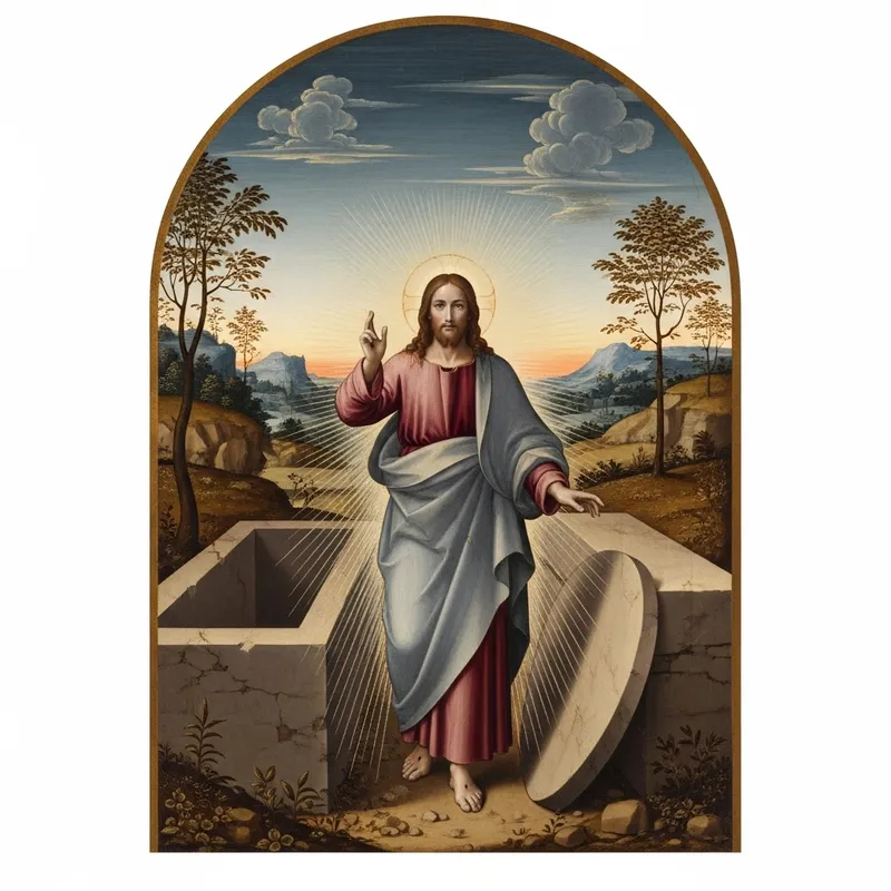 Jesus Rising from the Tomb: Renaissance Era Imagery