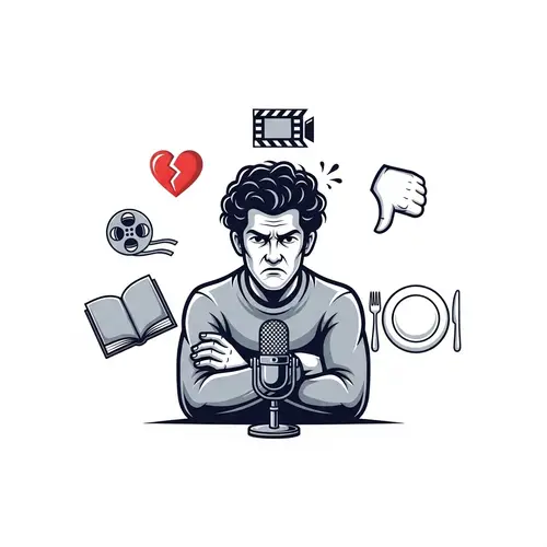 Kevin Hates Everything: Frustrated Critique Podcast Logo