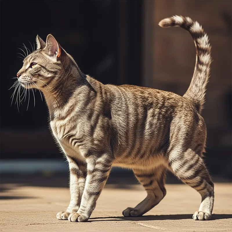 Muscular Cat: A Masterpiece of Power and Grace