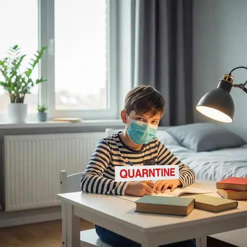 Dedicated Child Quarantine | Indoor Ambiance - PowerPoint Background
