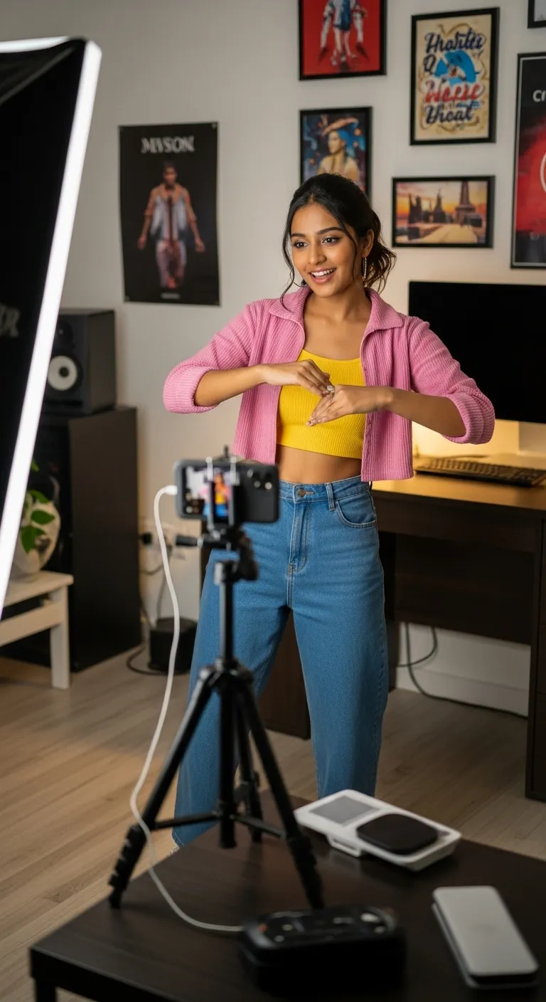 Captivating TikTok Dance by South Asian Beauty