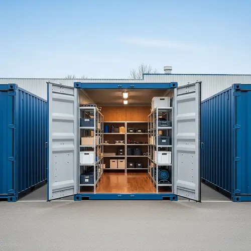 Modern Shipping Container Storage Space Design