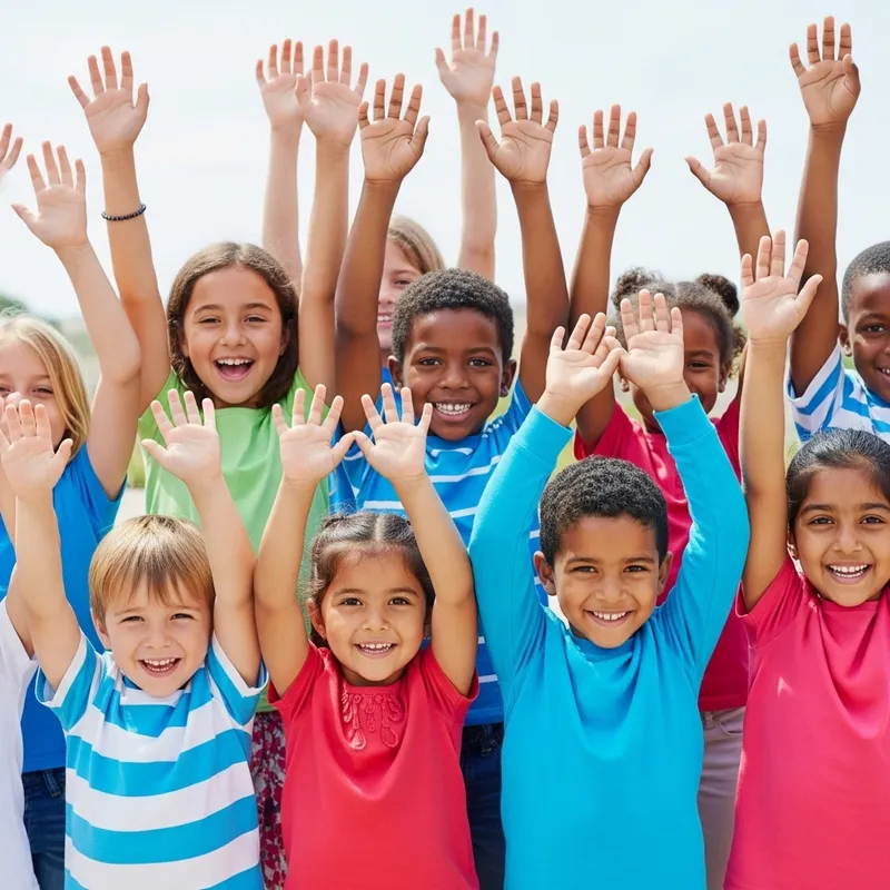 Young Girls and Boys | Unity, Celebration, Happiness Young Girls and Boys | Unity, Celebration, Happiness