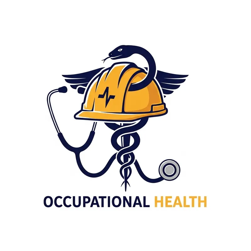 Construction Helmet & Medical Symbols for Healthcare Safety