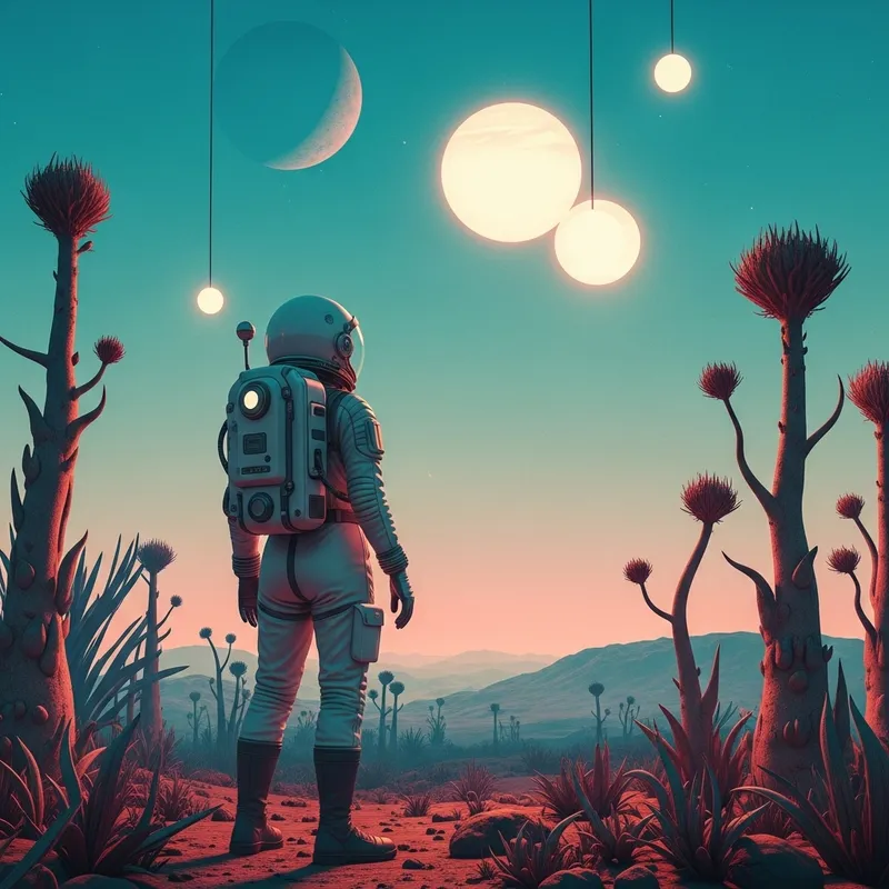 Exploring Uncharted Worlds: Retro-Futuristic Adventure